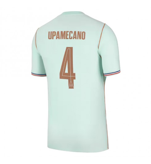 Francie Dayot Upamecano #4 Venkovní Dres MS 2026 Krátký Rukáv Francie Dayot Upamecano #4 Venkovní Dres MS 2026 Krátký Rukáv